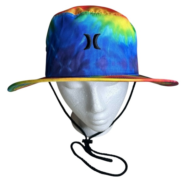 Hurley Other - NWT Hurley Pride Boonie Bucket Hat. Size S/M Rainbow Tie Dye
